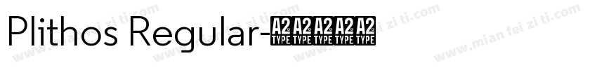 Plithos Regular字体转换